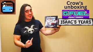 Crow's unboxing G Fuel The binding of Isaac collector's box Isaac's tears