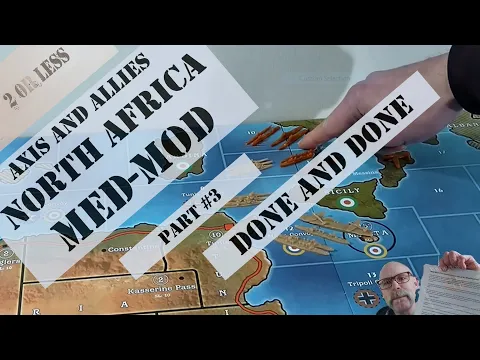 Axis And Allies North Africa Med-Mod Gameplay #3