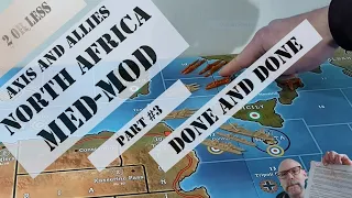 Axis And Allies North Africa Med-Mod Gameplay #3