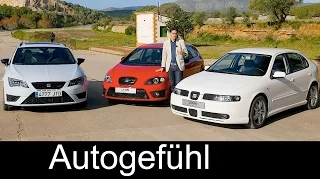 Seat Leon (Cupra) Generations I vs II vs III comparison REVIEW Vergleich & 3D Production insight