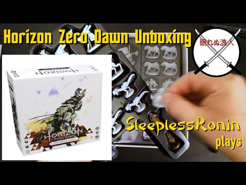 Horizon Zero Dawn the board game Unboxing with SleeplessRonin