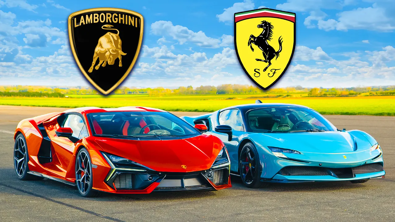 Lamborghini Revuelto v Ferrari SF90 v Porsche 918: DRAG RACE
