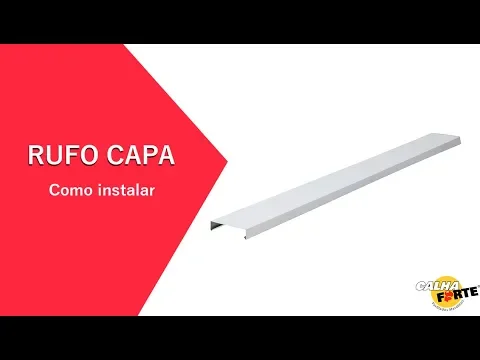 Rufo Capa 300cmx17cm Corte 28 Prateado Calha Forte