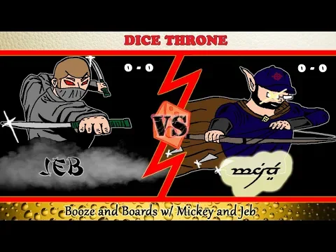 Dice Throne - Huntress vs. Samurai