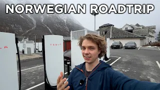 Tesla Road Trip Across Norway! Winter Cruising In My Model Y Performance