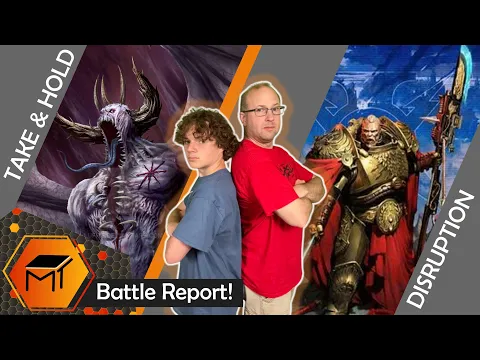 Warhammer 40k 11th Edition l Battle report l Disruption vs Take and Hold