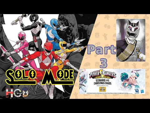 Power Rangers Heroes of the Grid SOLO Play – Christmas Chaos Scenario 4 Part 3 FINALE