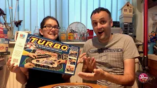 Penny Plays Turbo - the vintage board game from MB Games based on the original Sega Arcade game 1983