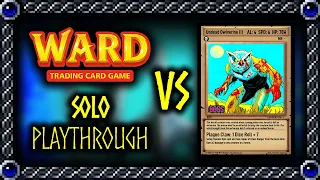 Ward Solo Playthrough VS Owlverine | Boss Stage Cards (Unofficial Variant)