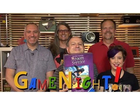 Broom Service - GameNight! Se3 Ep11 2015 KennerSpiel des Jahres Winner!