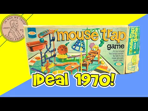 Ep. 2 1970 Mouse Trap Game Parts History. How To Play And Set Up The 1970 Ideal Mouse Trap Game.