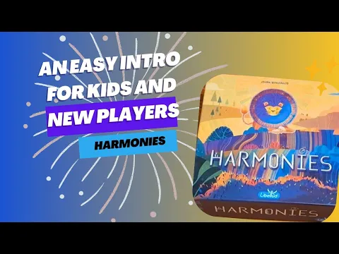 Harmonies board game - an easy version for kids and new players