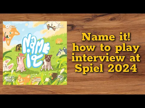 Name it! How to play interview at Spiel 2024