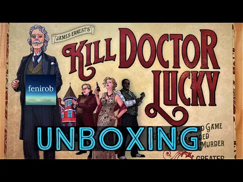 Kill Doctor Lucky Board Game I Unboxing (No Talking)