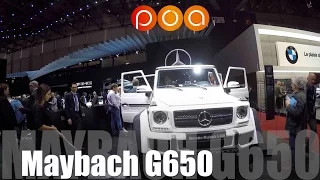 Mercedes Maybach G650 2018 & Mercedes Classe E Cabriolet 2017 - Salon de Genève 2017 12/19