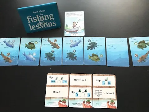 Fishing Lessons. Solo series from Scott Almes and Button Shy Games.