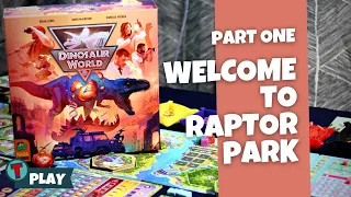 Dinosaur World Board Game | Solo Playthrough | Part One | Learn to Play | Totally Tabled