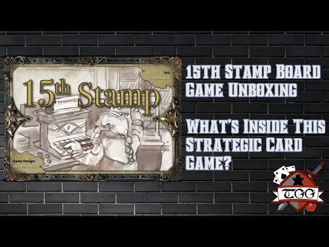 15th Stamp Board Game Unboxing | What’s Inside This Strategic Card Game?