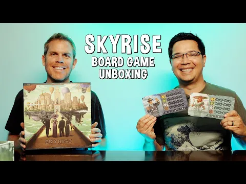 Unboxing Skyrise - Auction / Sky City Building Board Game