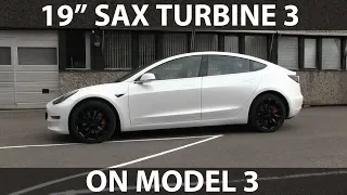 Model 3 with 19" Gripmax tires