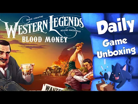 Western Legends Blood Money   Daily Game Unboxing