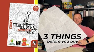Three things you should know about MicroMacro Crime City.