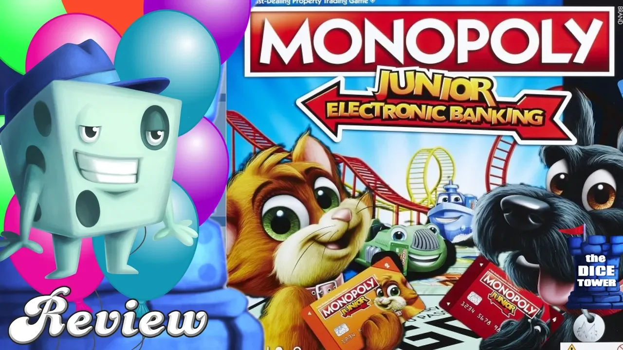 Monopoly Junior Electronic Banking Review - with Tom Vasel