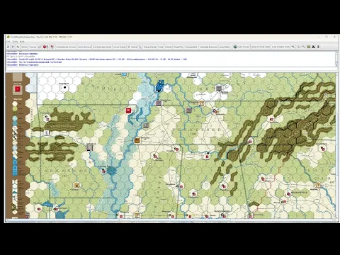 The U. S. Civil War - Turn 4- Curtis Moves on Arkansas, Union reclaiming Kentucky begins