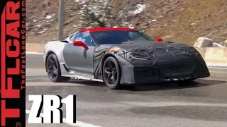2018 Chevy Corvette ZR1 Prototypes Spied Testing in the Mountains