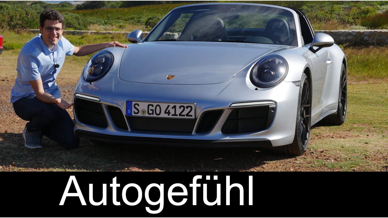 Porsche 911 GTS FULL REVIEW Targa road test & Coupé Racetrack Facelift 2017/2018 - Autogefühl