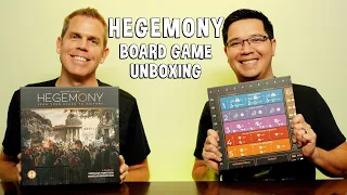 Unboxing Hegemony - Politico Economic Euro Board Game