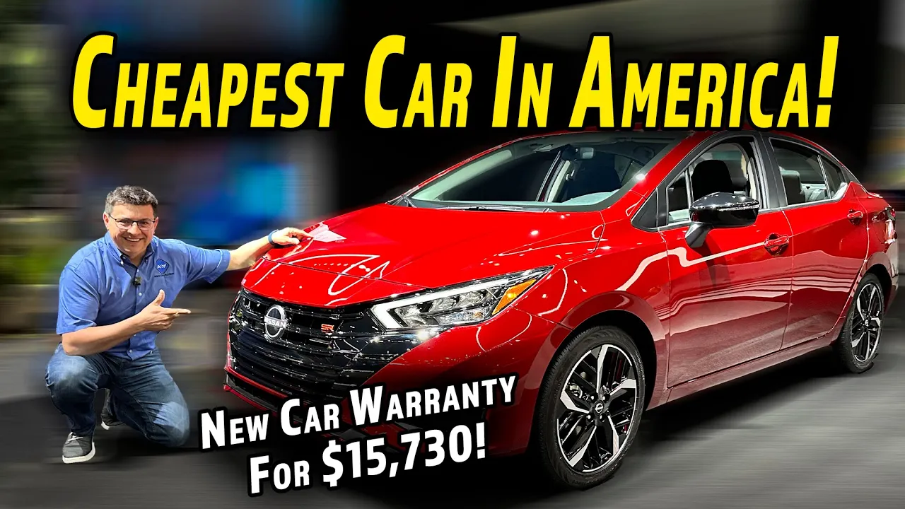 The Most Frugal Car in America | 2023 Nissan Versa In-Person First Look