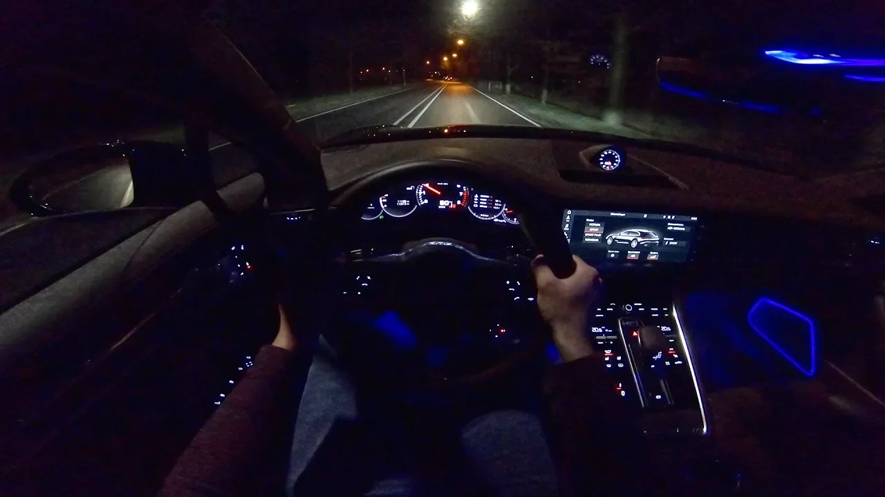 Porsche Panamera Turbo Sport Turismo POV NIGHT DRIVE by AutoTopNL