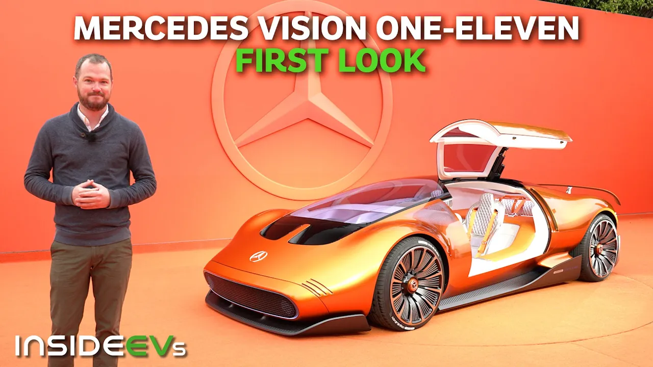 Mercedes-Benz Vision One-Eleven Concept: InsideEVs First Look Debut | A Vision of the Future