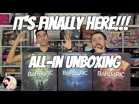 Barbaric All-In Collectors Set Unboxing | Hexa House Games