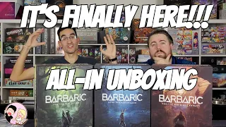 Barbaric All-In Collectors Set Unboxing | Hexa House Games