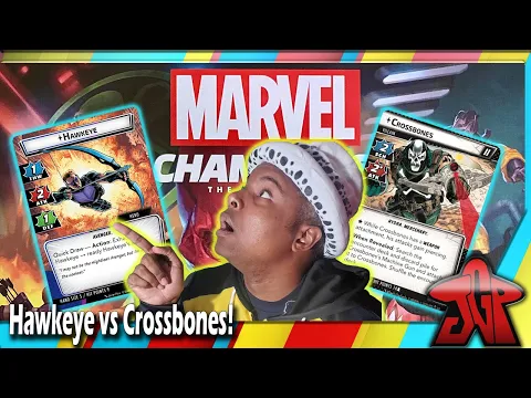 Marvel Champions - The Rise of Red Skull Solo Playthrough - Hawkeye vs Crossbones