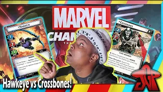 Marvel Champions - The Rise of Red Skull Solo Playthrough - Hawkeye vs Crossbones