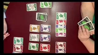 Playthrough of a full round of Crystals: The Card Game