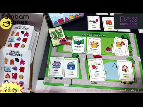 Not so Neighborly from FamBam games. Interview from Pax Unplugged