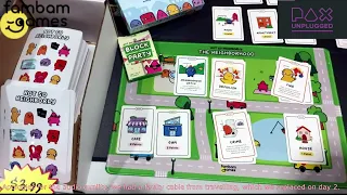 Not so Neighborly from FamBam games. Interview from Pax Unplugged
