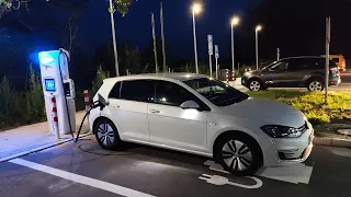 (live) VW eGolf - Drive home after RaCoBe test