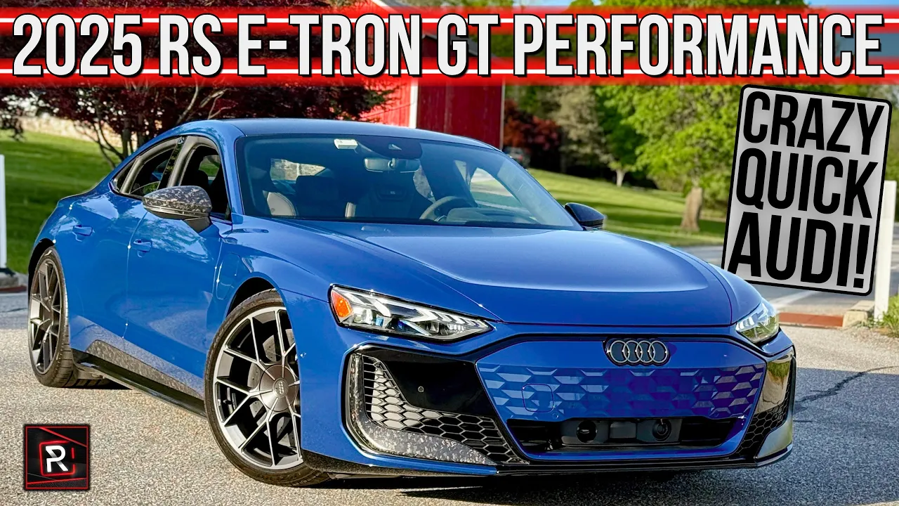 The 2025 Audi RS e-Tron GT Performance Is A Ludicrously Quick Super Sedan With Porsche DNA