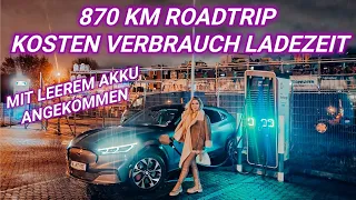 870 Km im Elektroauto Straßburg -  Colmar -  Elsass - Kosten Verbrauch Reichweite Ladezeit.