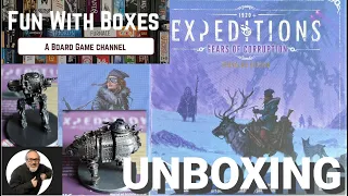 Expeditions Board Game Expansion | Gears of Corruption | Ironclad Edition Unboxing Stonemaier Games