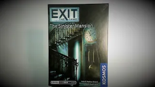 Exit: The Sinister Mansion board game review
