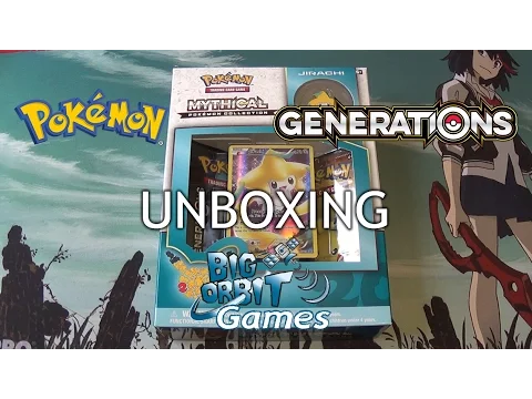 Pokemon Generations - Mythical Pokemon Collection Jirachi Unboxing