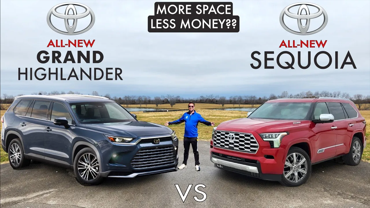 FAMILY FIGHT! -- 2024 Toyota Grand Highlander vs. 2023 Toyota Sequoia: Comparison