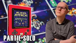 ALIENS ATTACK ! - Le Space Invaders de table !- Partie SOLO & AVIS