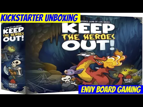 Kickstarter Unboxing: Keep the Heroes Out!